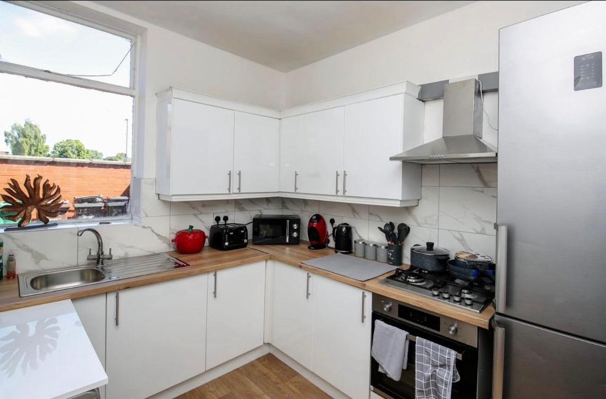 2 Min Walk Etihad Stadium & Coop Arena - 3Br, Free Parking Manchester Kültér fotó